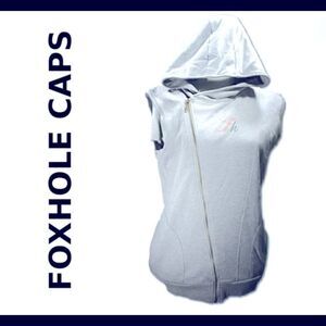 💥Foxhole Hoodie Sleeveless Full Zip Up Double Layered Core Area Size: Small